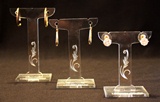 Set of 3 Ear Ring Stands (Acrylic)